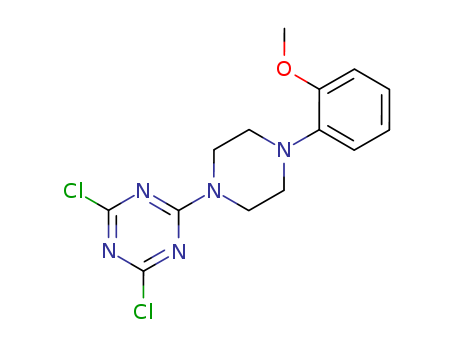 1,3,5-Triazine,2,4-dichloro-6-[4-(2-methoxyphenyl)-1-piperazinyl]-