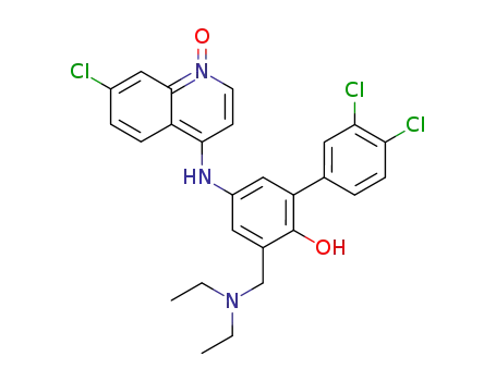 3',4'-Dichloro-5-(7-chloro-1-oxy-quinolin-4-ylamino)-3-diethylaminomethyl-biphenyl-2-ol