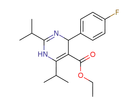 4-(4-Fluoro-phenyl)-2,6-diisopropyl-1,4-dihydro-pyrimidine-5-carboxylic acid ethyl ester