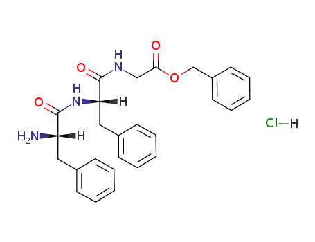 Glycine, N-(N-L-phenylalanyl-L-phenylalanyl)-, phenylmethyl ester,
monohydrochloride