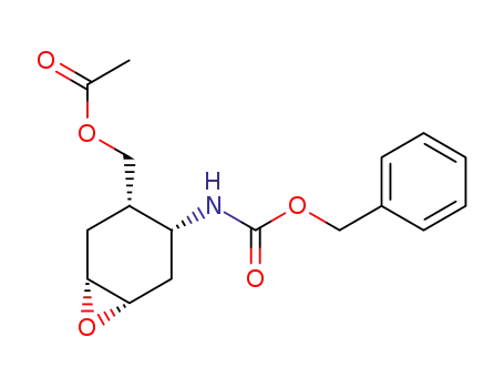 Acetic acid (1R,3S,4R,6S)-4-benzyloxycarbonylamino-7-oxa-bicyclo[4.1.0]hept-3-ylmethyl ester