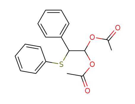 (+/-)-1,1-diacetoxy-2-phenyl-2-(phenylsulphenyl)ethane