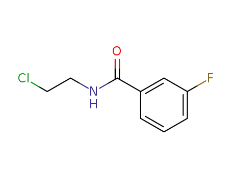 Molecular Structure of 15317-15-4 (N-(2-chloroethyl)-3-fluorobenzamide)