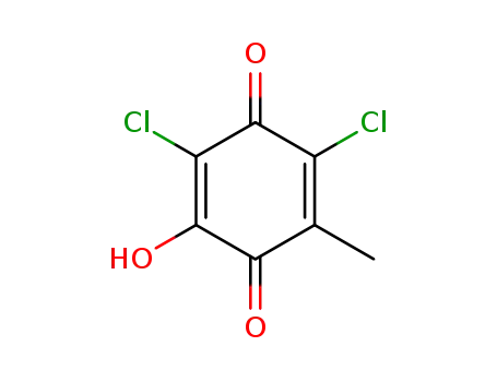 2,5-Cyclohexadiene-1,4-dione, 2,6-dichloro-3-hydroxy-5-methyl-