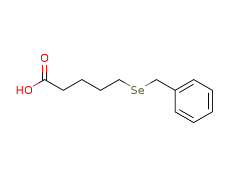 Molecular Structure of 7370-56-1 (Pentanoic acid, 5-[(phenylmethyl)seleno]-)