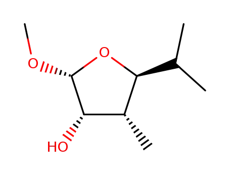 Molecular Structure of 107465-04-3 (3-Furanol,tetrahydro-2-methoxy-4-methyl-5-(1-methylethyl)-,(2alpha,3alpha,4alpha,5bta)-(9CI))
