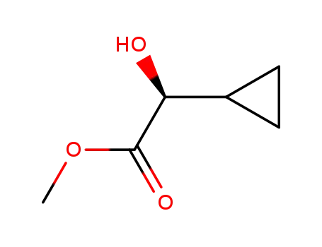Molecular Structure of 98730-93-9 (Methyl 2-cyclopropyl-2-hydroxyacetate)