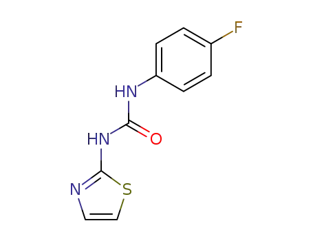 Molecular Structure of 69123-56-4 (3-(4-fluorophenyl)-1-(1,3-thiazol-2-yl)urea)