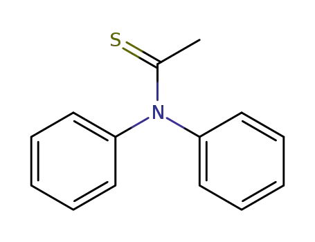 Molecular Structure of 100363-24-4 (N,N-diphenylthioacetamide)