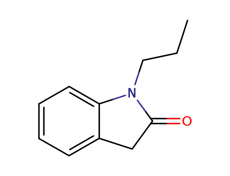 Molecular Structure of 15379-41-6 (1-propyl-1,3-dihydro-2H-indol-2-one)