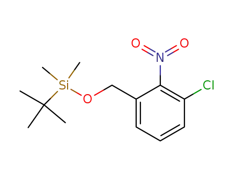 tert-Butyl-(3-chloro-2-nitro-benzyloxy)-dimethyl-silane