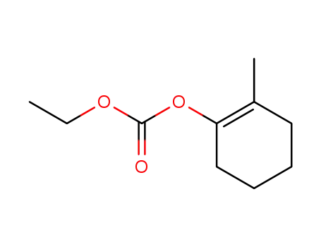 Molecular Structure of 74600-98-9 (Carbonic acid ethyl ester 2-methyl-cyclohex-1-enyl ester)