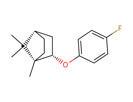 Molecular Structure of 378-65-4 (2<i>exo</i>-(4-fluoro-phenoxy)-bornane)