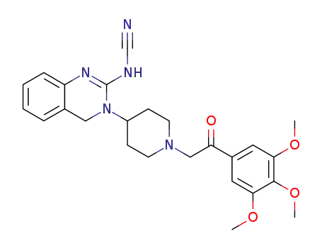 3-{1-[2-Oxo-2-(3,4,5-trimethoxy-phenyl)-ethyl]-piperidin-4-yl}-3,4-dihydro-quinazolin-2-yl-cyanamide
