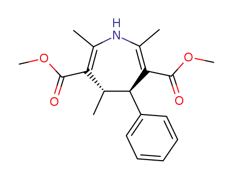 1H-Azepine-3,6-dicarboxylic acid,
4,5-dihydro-2,4,7-trimethyl-5-phenyl-, dimethyl ester, trans-