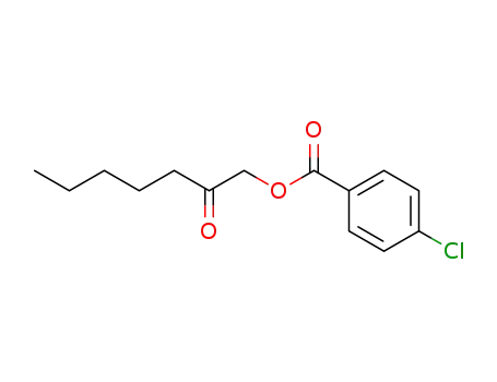 Benzoic acid, 4-chloro-, 2-oxoheptyl ester