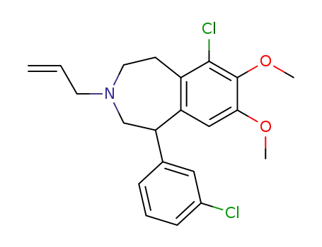 3-Allyl-6-chloro-1-(3-chloro-phenyl)-7,8-dimethoxy-2,3,4,5-tetrahydro-1H-benzo[d]azepine