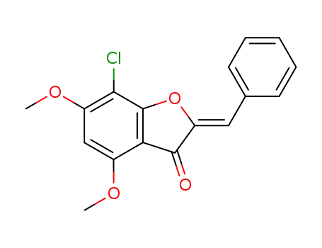 2-Benzylidene-7-chloro-4,6-dimethoxy-3(2H)-benzofuranone