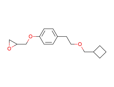 Molecular Structure of 63659-33-6 (Oxirane, [[4-[2-(cyclobutylmethoxy)ethyl]phenoxy]methyl]-)