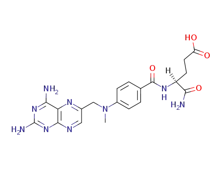 Molecular Structure of 71074-47-0 (methotrexate-alpha-monoamide)