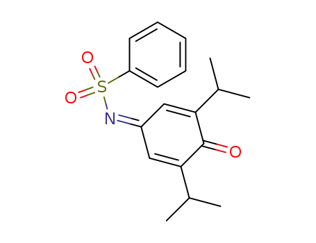 Benzenesulfonamide,
N-[3,5-bis(1-methylethyl)-4-oxo-2,5-cyclohexadien-1-ylidene]-