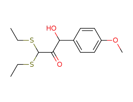 rac-1,1-bis(ethylthio)-3-hydroxy-3-(4methoxyphenyl)propan-2-one