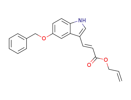 2-Propenoic acid, 3-[5-(phenylmethoxy)-1H-indol-3-yl]-, 2-propenyl
ester, (E)-
