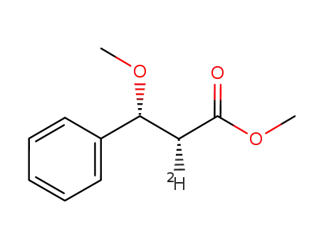 rel-(2R,3R)-methyl 2-deuterio-3-methoxy-3-phenylpropanoate