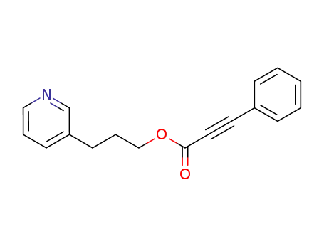 3-(3-pyridyl)propyl phenylpropynoate