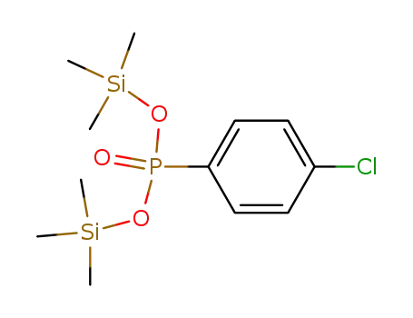 Molecular Structure of 104412-65-9 (bis(trimethylsilyl)-p-chlorophenylphosphonate)