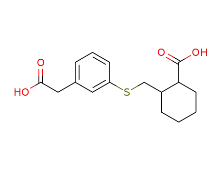 2-(3-Carboxymethyl-phenylsulfanylmethyl)-cyclohexanecarboxylic acid