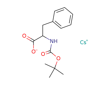 N-t-butyloxycarbonyl-phenylalanine cesium salt