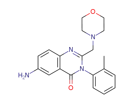 6-amino-2-morpholin-4-ylmethyl-3-<i>o</i>-tolyl-3<i>H</i>-quinazolin-4-one