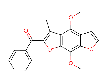 2-benzoyl-3-methyl-4,8-dimethoxybenzo<1,2-b:5,4-b>difuran-2,6-dione