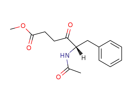 (S)-5-Acetylamino-4-oxo-6-phenyl-hexanoic acid methyl ester
