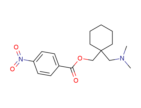 Cyclohexanemethanol,1-[(dimethylamino)methyl]-, 1-(4-nitrobenzoate)