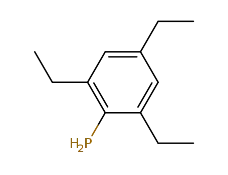Molecular Structure of 133745-04-7 ((2,4,6-triethylphenyl)phosphane)