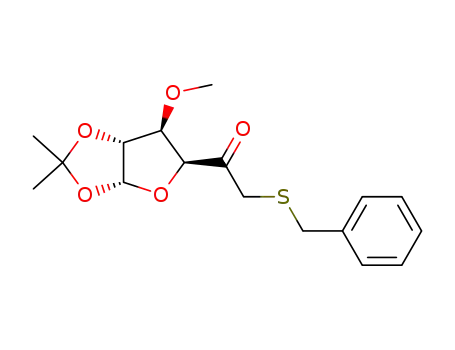6-Benzylthio-6-deoxy-1,2-O-isopropyliden-3-O-methyl-α-D-xylo-hexofuranos-5-ulose