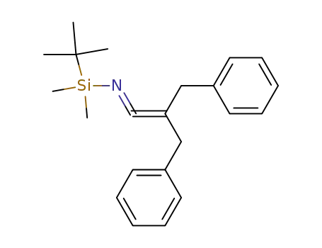 Molecular Structure of 53097-51-1 (2-benzyl-N-(tert-butyldimethylsilyl)-3-phenylprop-1-en-1-imine)
