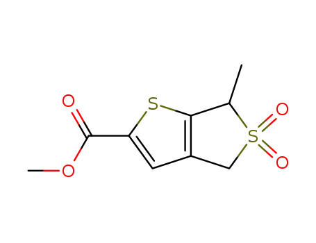 6-Methyl-2-methoxycarbonyl-4,6-dihydrothieno<3,4-b>thiophene 5,5-dioxide