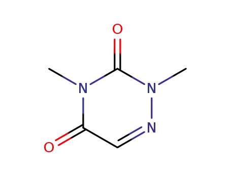 Molecular Structure of 15677-10-8 (2,4-dimethyl-1,2,4-triazine-3,5-dione)