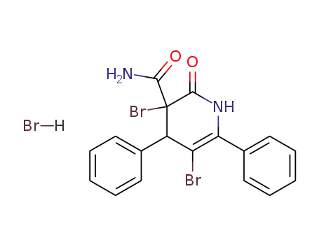 3,5-dibromo-3-carbamoyl-4,6-diphenyl-3,4-dihydro-2-pyridone hydrobromide