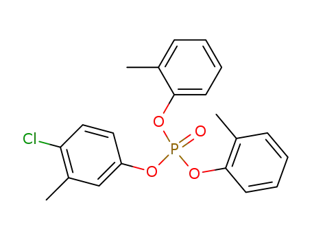 Phosphoric acid, 4-chloro-3-methylphenyl bis(2-methylphenyl) ester
