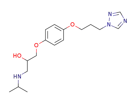 2-Propanol,
1-[(1-methylethyl)amino]-3-[4-[3-(1H-1,2,4-triazol-1-yl)propoxy]phenoxy]-