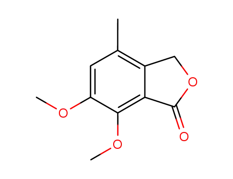 Molecular Structure of 75339-73-0 (6,7-dimethoxy-4-methyl-2-benzofuran-1(3H)-one)