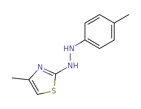 4-methyl-2-<2-(4-methylphenyl)hydrazino>thiazole