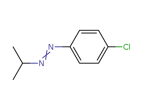 Molecular Structure of 80228-03-1 (Diazene, (4-chlorophenyl)(1-methylethyl)-)
