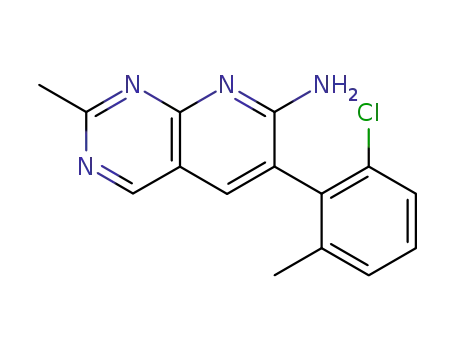 6-(2-chloro-6-methylphenyl)-2-methylpyrido[2,3-d]-pyrimidin-7-amine