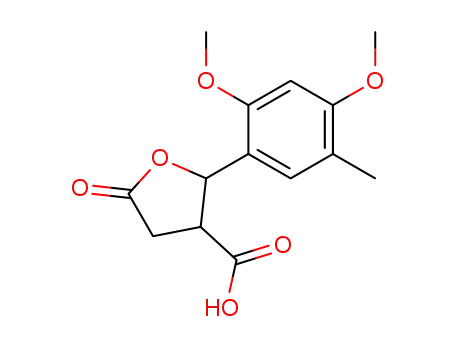 2-(2,4-Dimethoxy-5-methyl-phenyl)-5-oxo-tetrahydro-furan-3-carboxylic acid