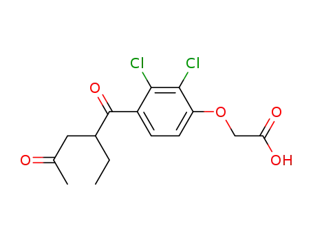 <2,3-Dichlor-4-(2-ethyl-4-oxovaleryl)phenoxy>essigsaeure